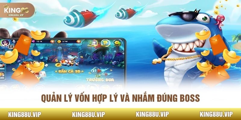 Quản lý vốn hợp lý và nhắm đúng boss 